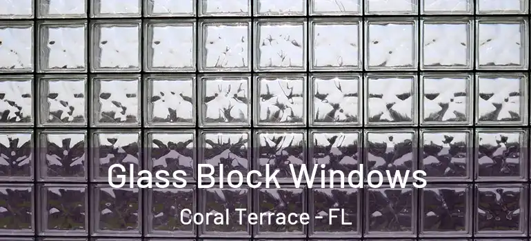  Glass Block Windows Coral Terrace - FL