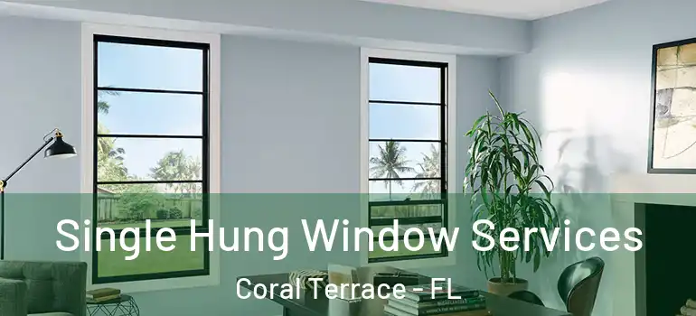  Single Hung Window Services Coral Terrace - FL