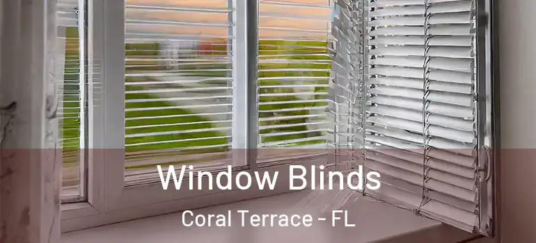  Window Blinds Coral Terrace - FL