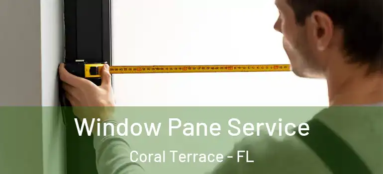  Window Pane Service Coral Terrace - FL