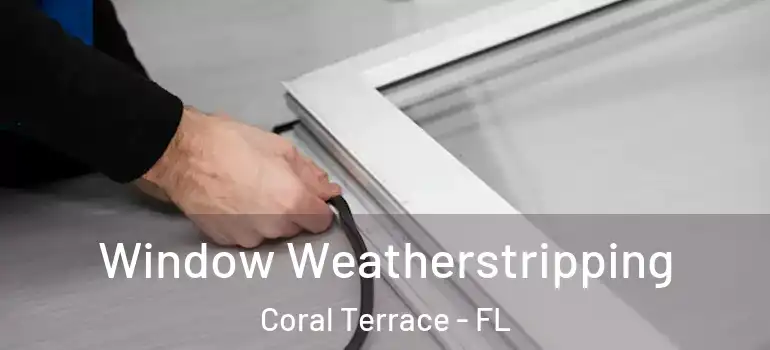  Window Weatherstripping Coral Terrace - FL